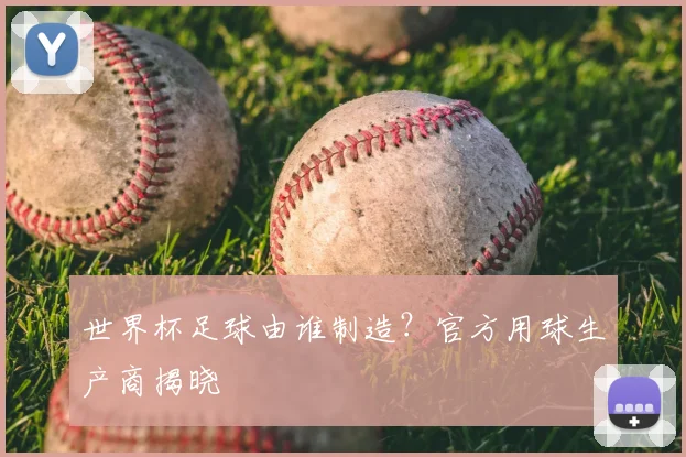 世界杯足球由谁制造?官方用球生产商揭晓