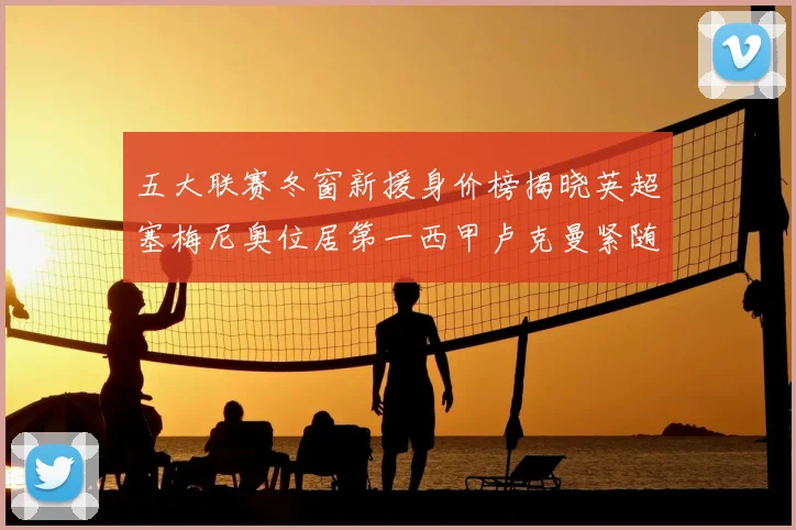 五大联赛冬窗新援身价榜揭晓英超塞梅尼奥位居第一西甲卢克曼紧随其后