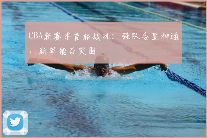 CBA新赛季首轮战况:强队各显神通,新军能否突围
